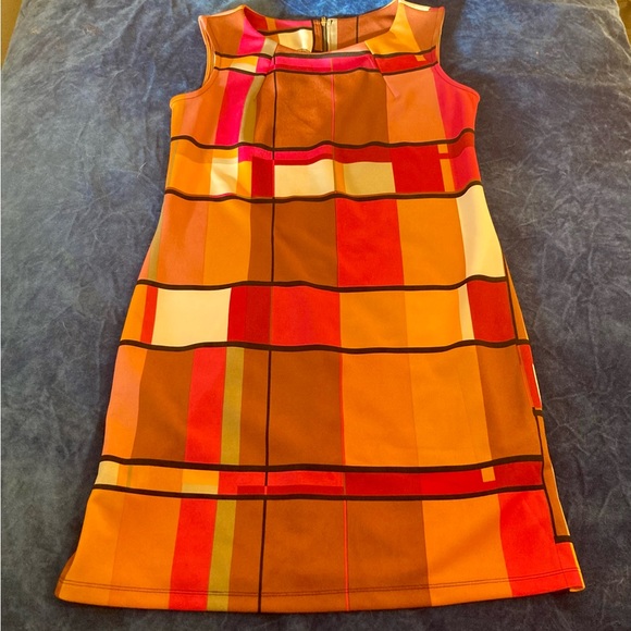 Worthington Stretch Color Block Dress - Picture 1 of 5
